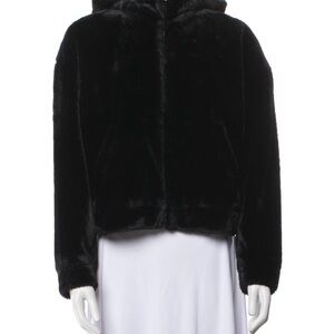 UGG Women's Plush Black Teddy Jacket